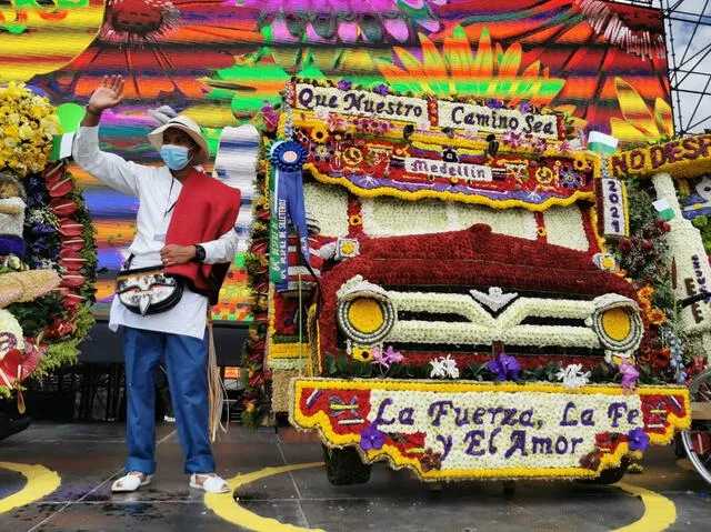 La Feria de las Flores cierra con el Desfile de Silleteros 2023. Foto: Alcaldía de Medellín   
