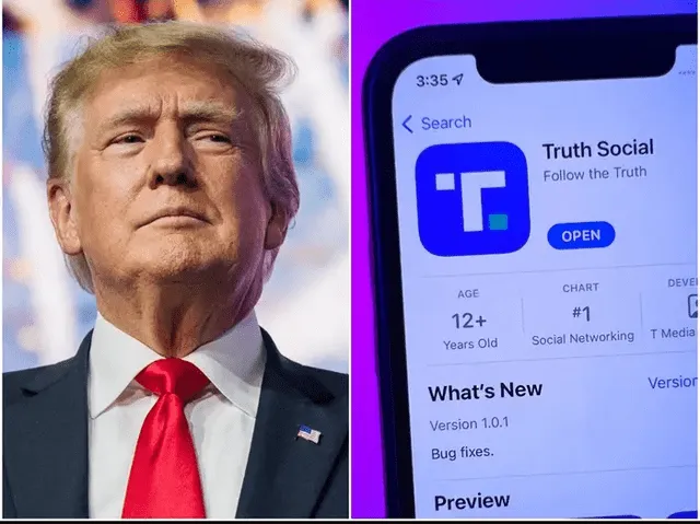 Truth Social es la red social creada por el mismo Donald Trump. Foto: Bussines Insider   