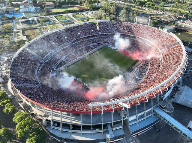 Así luce el Más Monumental repleto de hinchas. Foto: River Plate   