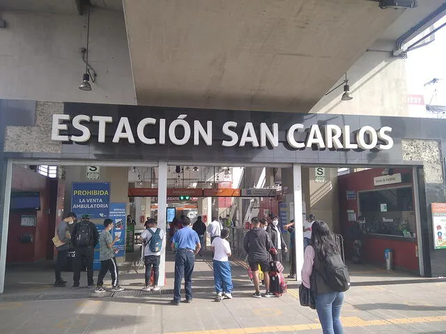 Estación San Carlos albergará el paradero 5 del teleférico SJL-Independencia. Foto: Andina   