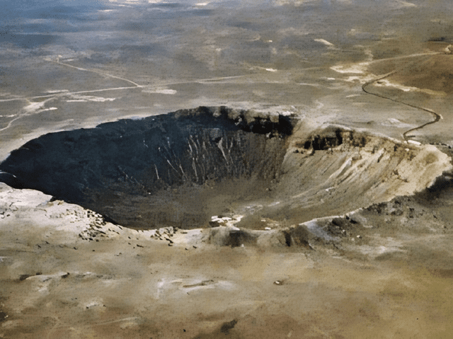  Cráter del meteorito en América Latina. Foto: National Geographic<br>    