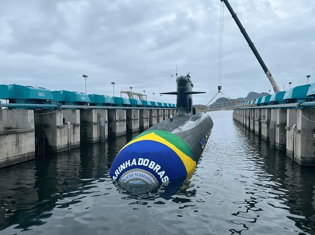  Brasil ya inició la construcción de su primer submarino nuclear en el mundo. Foto: @periodistan_/X<br>    