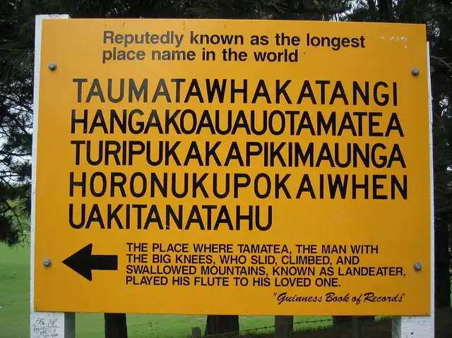 Queda en Nueva Zelanda, tiene 85 letras y es la denominación de una colina de la localidad de Porangahau. Foto: iStock   