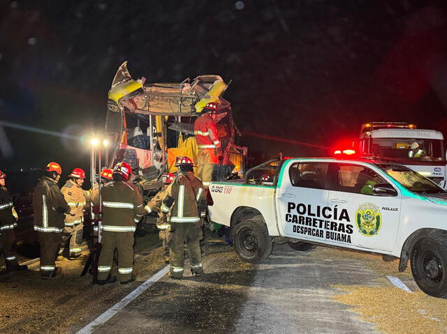 Accidente bloqueó el tránsito en la Panamericana Sur. Martín Ayllón Pinto   