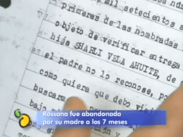  Sharli Vela Ahuite es el verdadero nombre de Rossana Mori. Foto: captura de pantalla/América TV/YouTube   