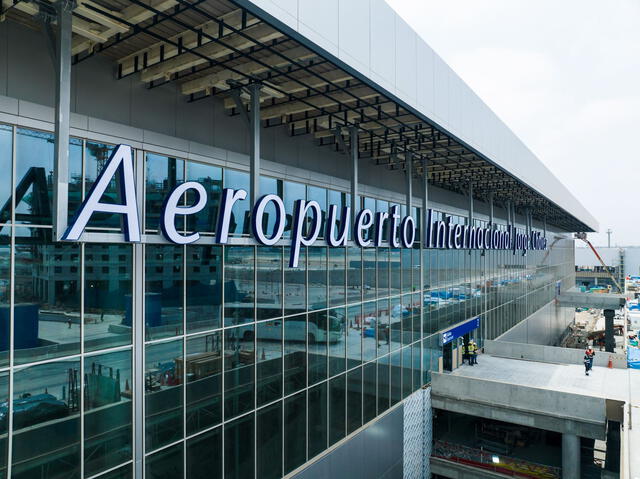 El nuevo aeropuerto internacional Jorge Chávez se inaugurará en enero de 2025. Foto: Andina   