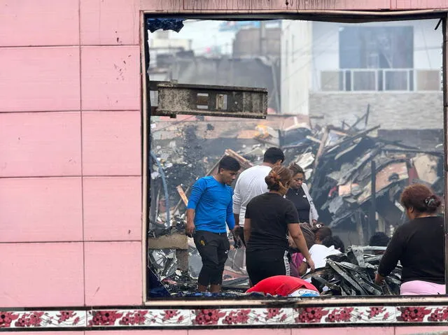 No se registran heridos tras el fuerte incendio. Foto: La República    