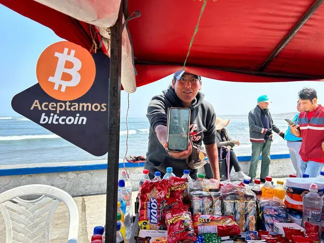 Pagos con bitcoins en Perú.   