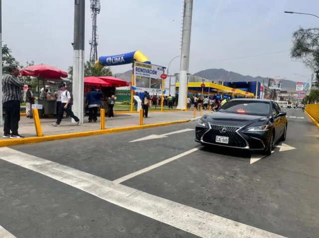 La renovada av. Lurigancho fue inaugurada por Rafael López Aliaga. Foto: Marcia Chahua/La República    