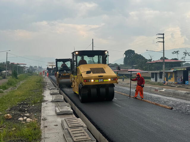 Obra a un 90% de finalizar. Foto: MTC.   