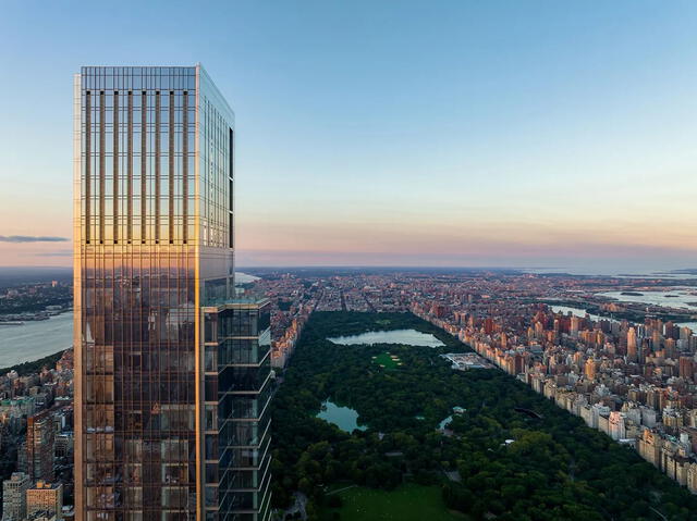  Hoy el edificio residencial más alto del mundo es el Central Park Tower de Nueva York. Foto: Residence365.<br><br>    