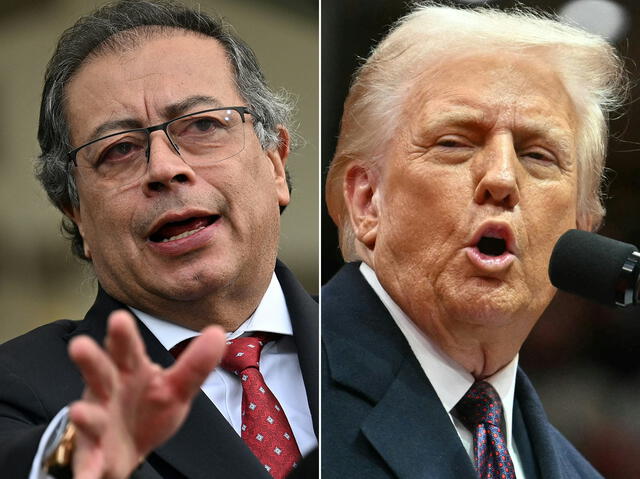 La tensión entre Gustavo Petro y Donald Trump ha estado en la mira internacional durante los últimos días por las deportaciones. Foto: AFP<br> La tensión entre Gustavo Petro y Donald Trump ha estado en la mira internacional durante los últimos días por las deportaciones. Foto: AFP<br>