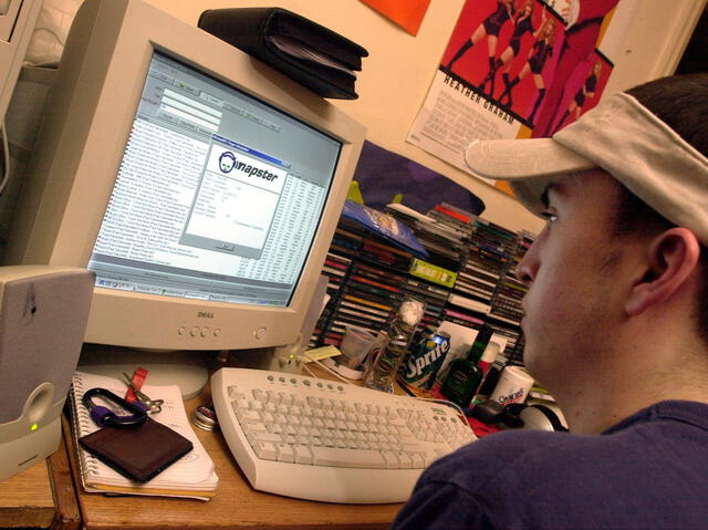 Napster fue muy popular en Estados Unidos. Foto: Usa Today Napster fue muy popular en Estados Unidos. Foto: Usa Today