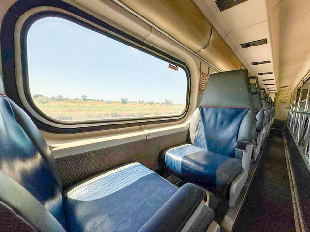 Así luce el tren Caltrain por dentro Así luce el tren Caltrain por dentro