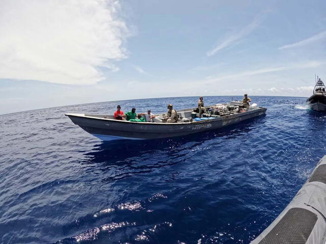 La cantidad de droga incautada es suficiente para causar una sobredosis fatal a toda la población de Florida. Foto: U.S. Coast Guard   