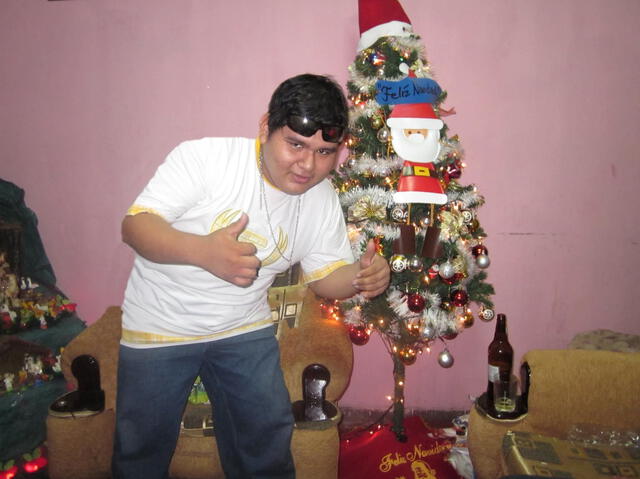 Luis Montenegro antes de tener sobrepeso. Foto: Difusión   