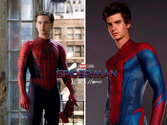 Se espera ver en Spider-Man: no way home a Tobey Maguire y Andrew Garfield juntos a Tom Holland. Foto: composición/Marvel Studios/Sony Pictures
