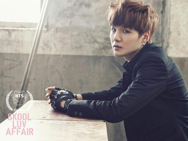 Suga, Skool luv affair, BTS