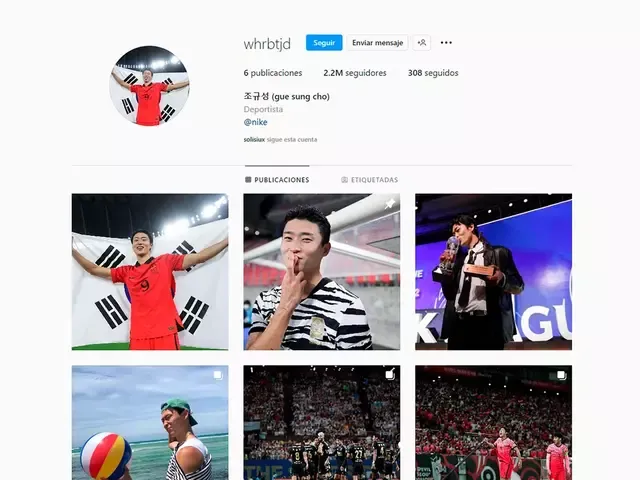 Cuenta de Instagram del futbolista surcoreano. Foto: captura