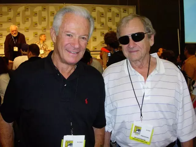 Ken Spears  y Joe Ruby, creadores de Scooby-Doo. Foto: Comic Con San Diego