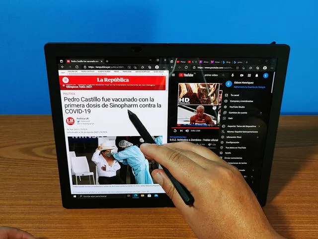 Doble pantalla de la Lenovo ThinkPad X1 Fold