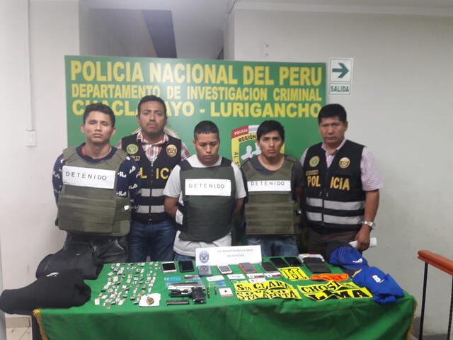 Chaclacayo: PNP atrapa a raqueteros tras asaltar con pistola a pareja