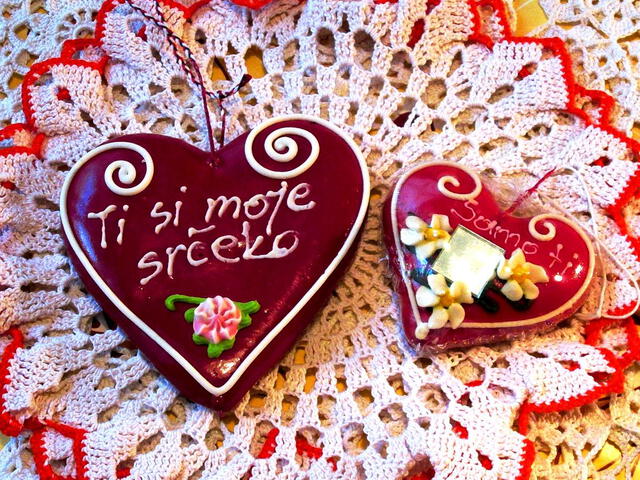 Los bizcochos en forma de corazón son populares en el Día de San Valentín. Foto: wikipedia