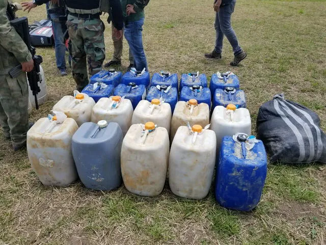 Satipo: Capturan a 15 presuntos narcos e incautan 828 kilos de cocaína