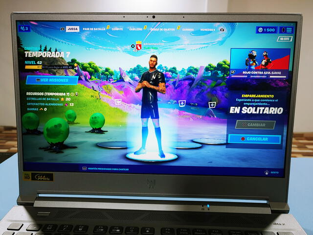 Fortnite en la Predator Triton 300 SE
