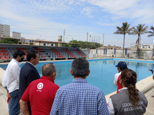 Piscina del estadio se encuentra inoperativa. Foto: GLR