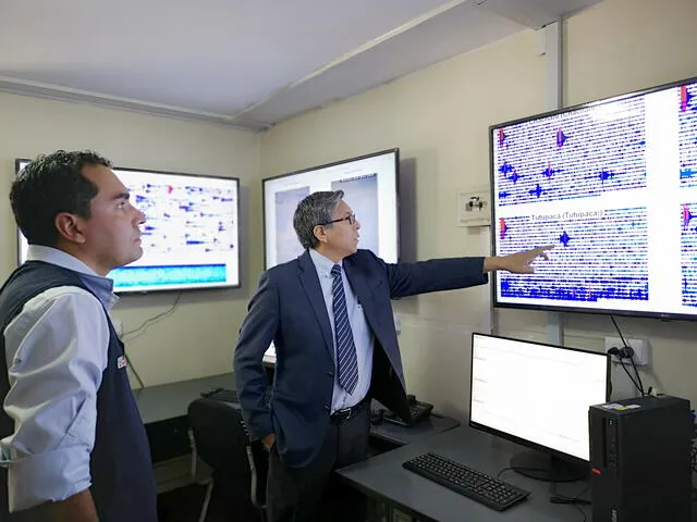 Presidente ejecutivo del IGP, Hernando Tavera, indica que se mejorará el monitoreo. Foto: IGP
