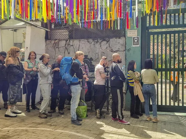 Turistas varados en Cusco