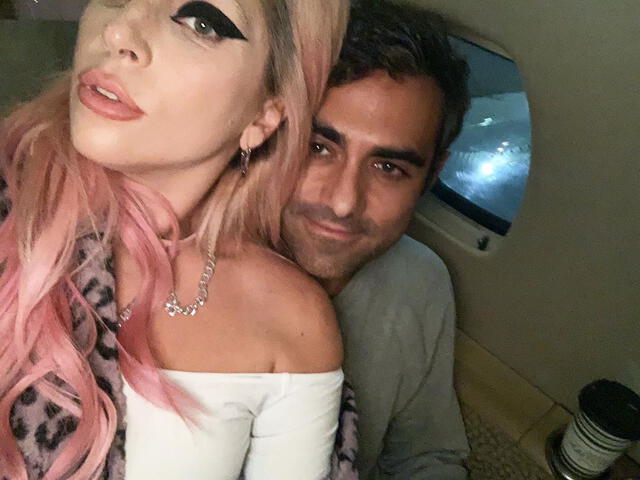 Lady Gaga y Michael Polansky. Foto: Instagram