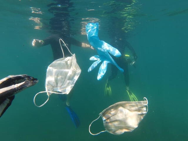 Antes de la aparición de esta nueva plaga de basura por la COVID-19, Europa ya arrojaba hasta 130.00 toneladas de desechos al mar cada año. Foto: Opération Mer Propre
