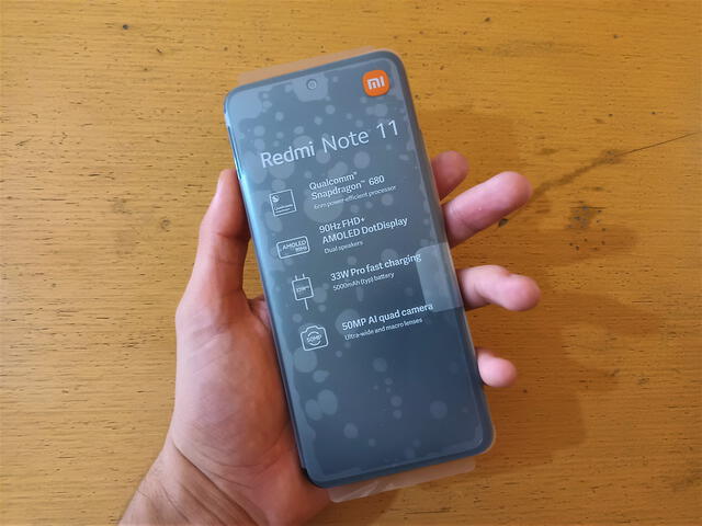 Redmi Note 11: unboxing del nuevo teléfono con procesador Qualcomm Snapdragon 680