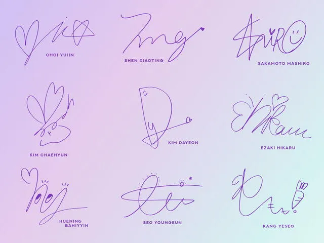 Firmas de Kep1er según su fancafe. Foto: Twitter/ @cosmogdrive