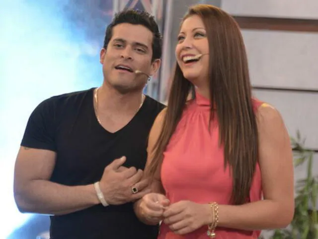 Karla Tarazona y Christian Domínguez.
