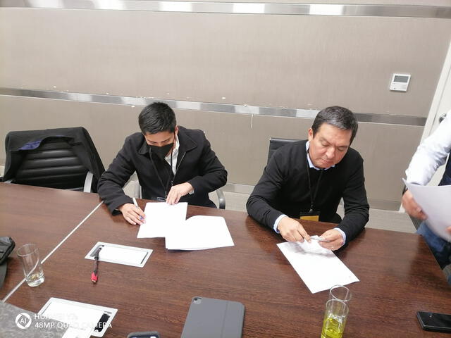 Firma del contrato