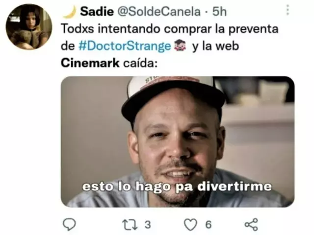 Memes por la preventa de "Doctor Strange 2". Foto: Twitter