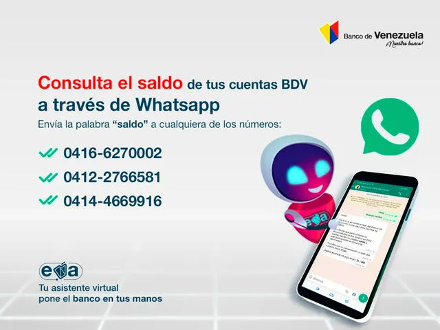Banco de Venezuela WhatsApp
