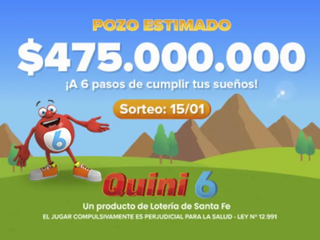 Quini 6: Controla tu cartón y conoce los resultados de hoy 15 de enero (sorteo 3026)