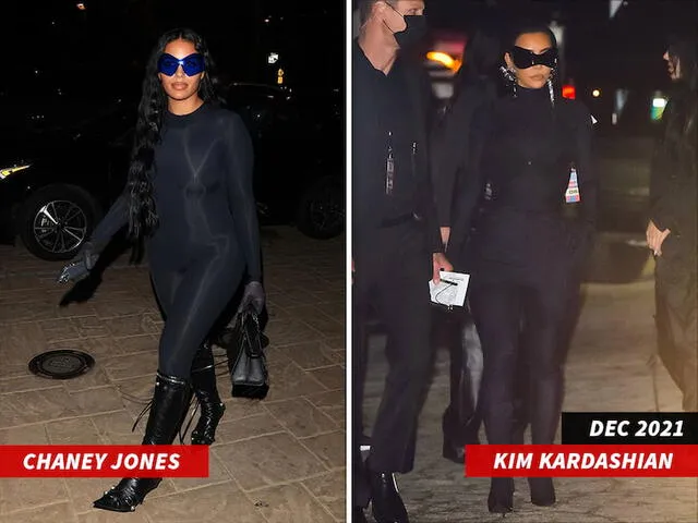 Así luce Chaney Jones, la doble de Kim Kardashian. Foto: TMZ