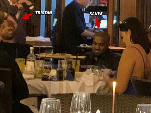 Kanye West y Tristan Thompson son amigos. Foto: TMZ