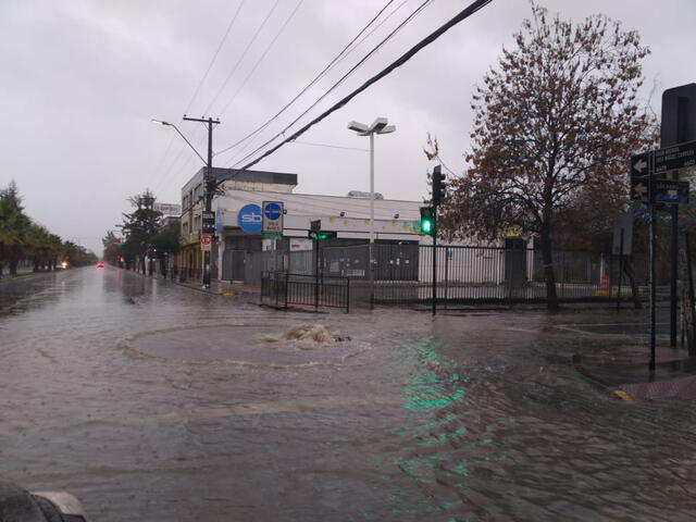 Lluvias en Chile. (Foto: Twitter)