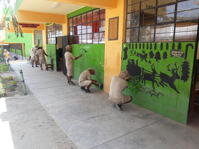 Fuerzas Armadas mejoran colegios públicos de Lima y provincias