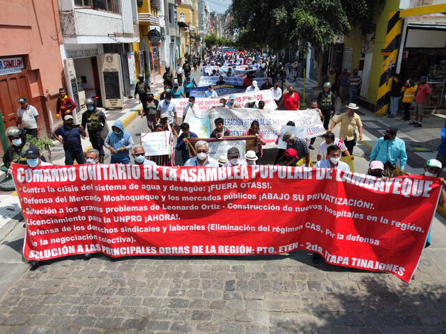 Paro regional en Lambayeque