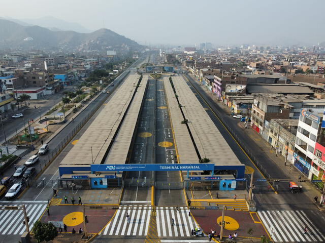 Estación Naranjal Metropolitano. Foto: John Reyes