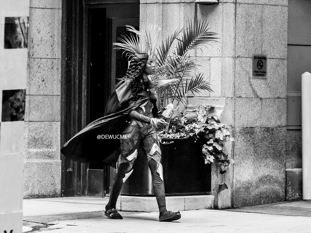 Blackfire en la tercera temporada de Titans. Foto: Dewucme Blackfire en la tercera temporada de Titans. Foto: Dewucme