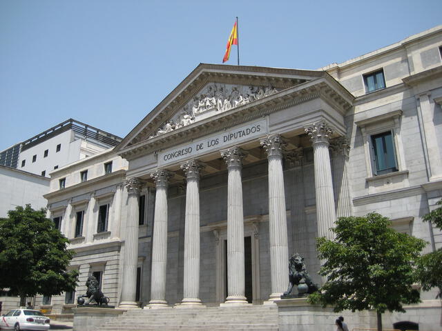 Congreso de Diputados de España. Foto: Internet.
