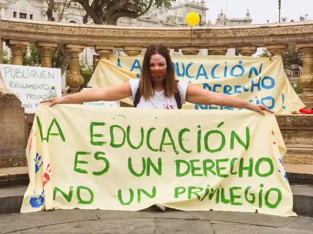 Angiezka Céspedes es presidenta de la Asociación de Padres de Familia de Colegios Privados. Angiezka Céspedes es presidenta de la Asociación de Padres de Familia de Colegios Privados.